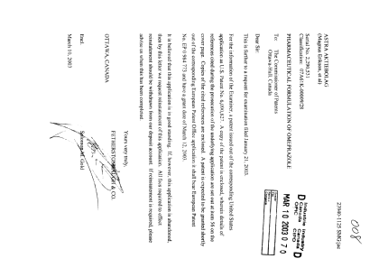 Document de brevet canadien 2290531. Poursuite-Amendment 20021210. Image 1 de 1