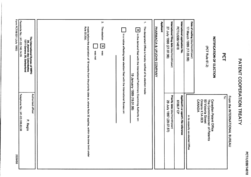 Document de brevet canadien 2294031. PCT 19981214. Image 2 de 8