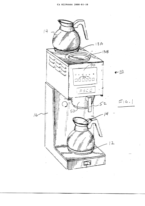 Canadian Patent Document 2294666. Drawings 20000110. Image 1 of 6