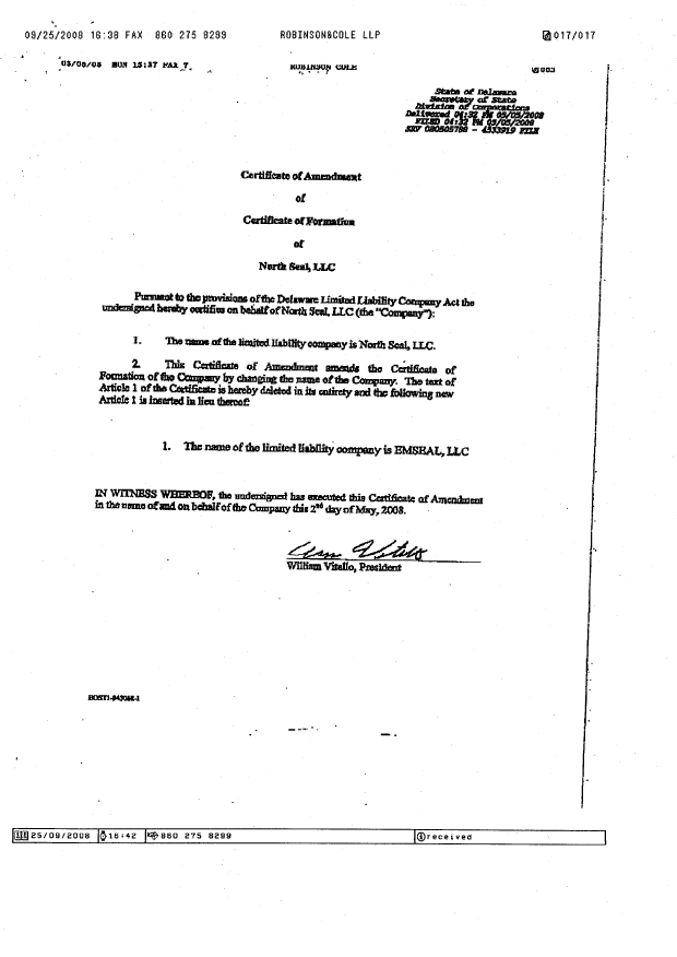 Canadian Patent Document 2296779. Assignment 20080925. Image 16 of 17