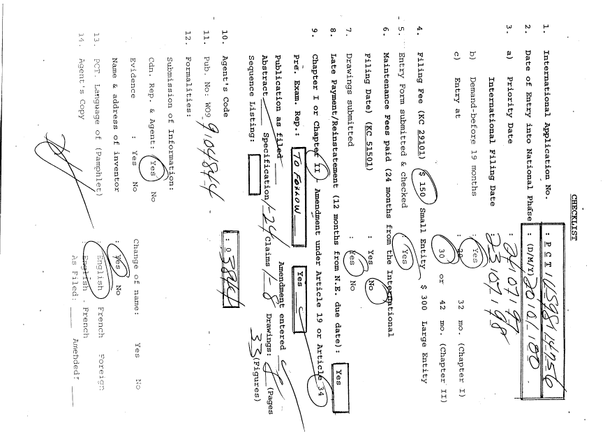 Document de brevet canadien 2297122. PCT 20000120. Image 1 de 19