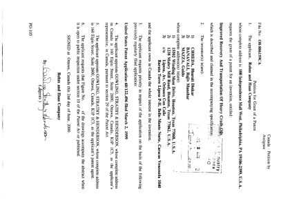 Canadian Patent Document 2299104. Correspondence 20000602. Image 2 of 2