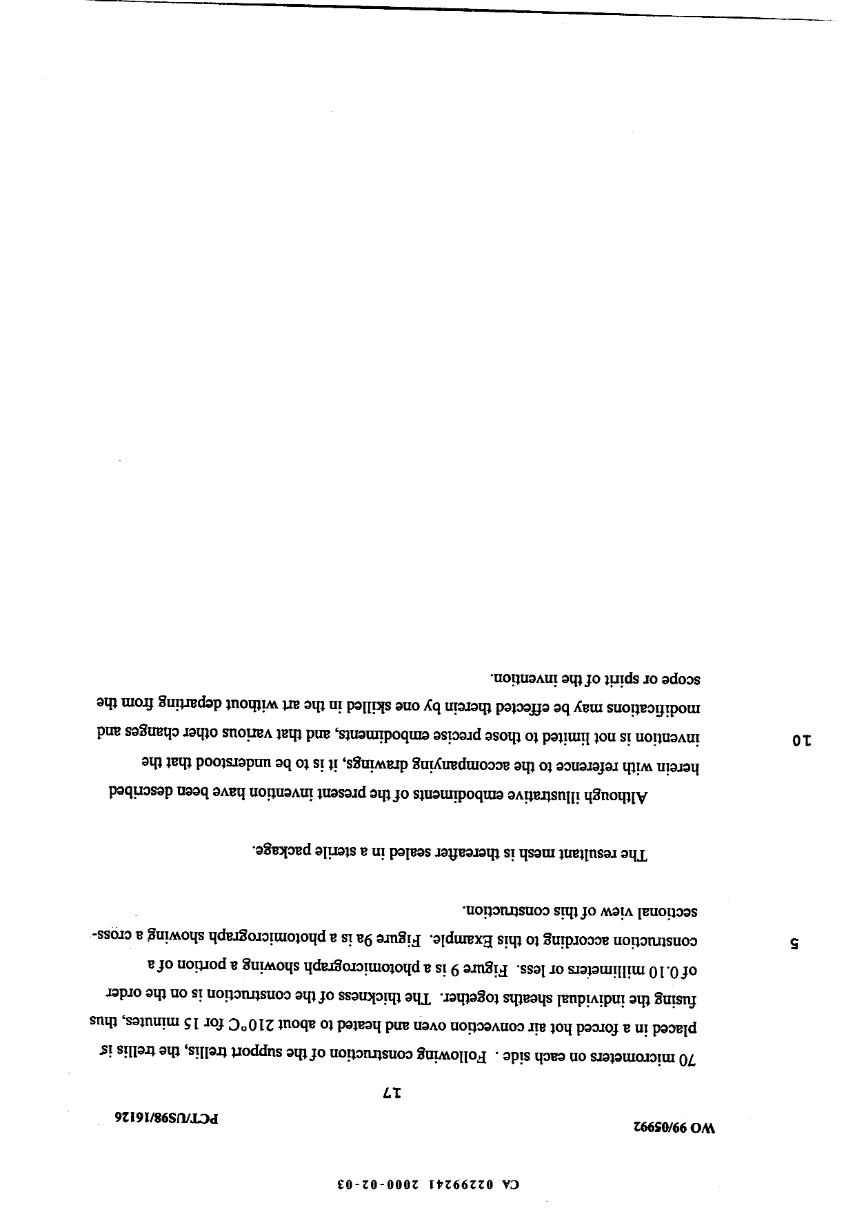 Canadian Patent Document 2299241. Description 19991203. Image 17 of 17