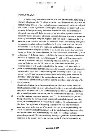 Document de brevet canadien 2302014. Revendications 20000225. Image 1 de 5
