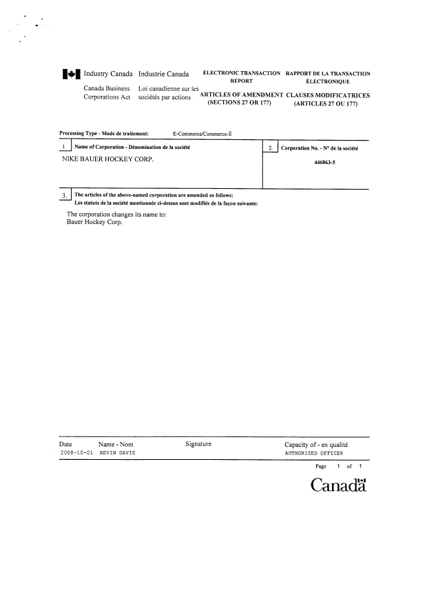 Document de brevet canadien 2302953. Cession 20071223. Image 11 de 11