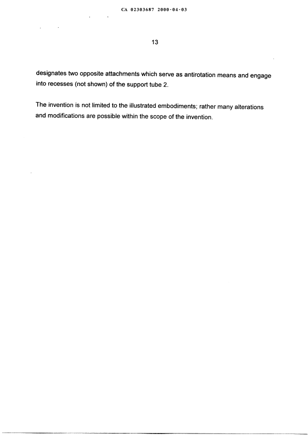 Document de brevet canadien 2303687. Description 20000403. Image 12 de 12