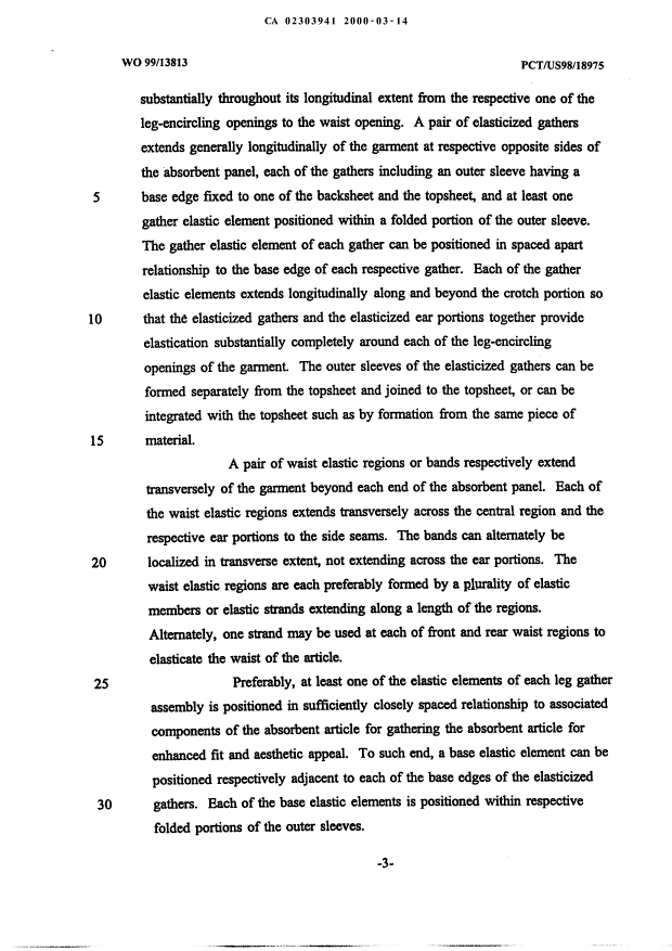 Canadian Patent Document 2303941. Description 20000314. Image 3 of 17
