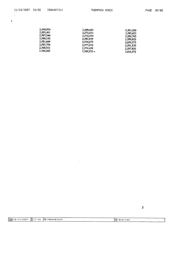 Document de brevet canadien 2304290. Correspondance 20071116. Image 5 de 5