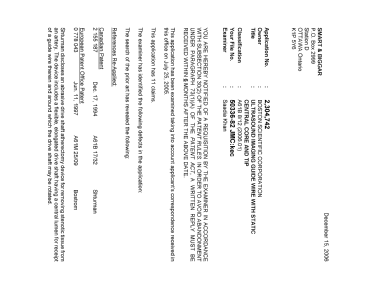 Canadian Patent Document 2304742. Prosecution-Amendment 20061215. Image 1 of 4