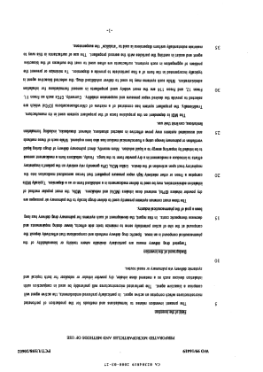 Canadian Patent Document 2304819. Description 19991227. Image 1 of 65