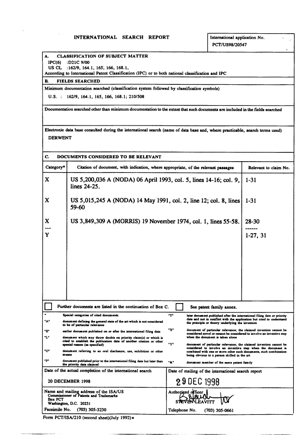 Document de brevet canadien 2305194. PCT 20000329. Image 8 de 8