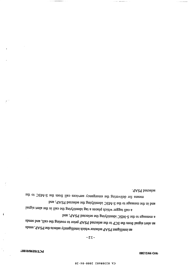 Document de brevet canadien 2308602. Revendications 19991220. Image 6 de 6
