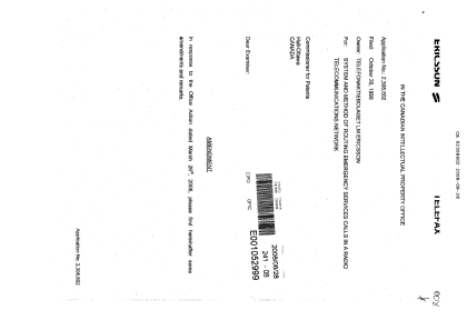 Document de brevet canadien 2308602. Poursuite-Amendment 20071228. Image 1 de 5