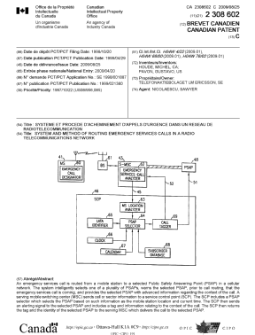 Canadian Patent Document 2308602. Cover Page 20090728. Image 1 of 1