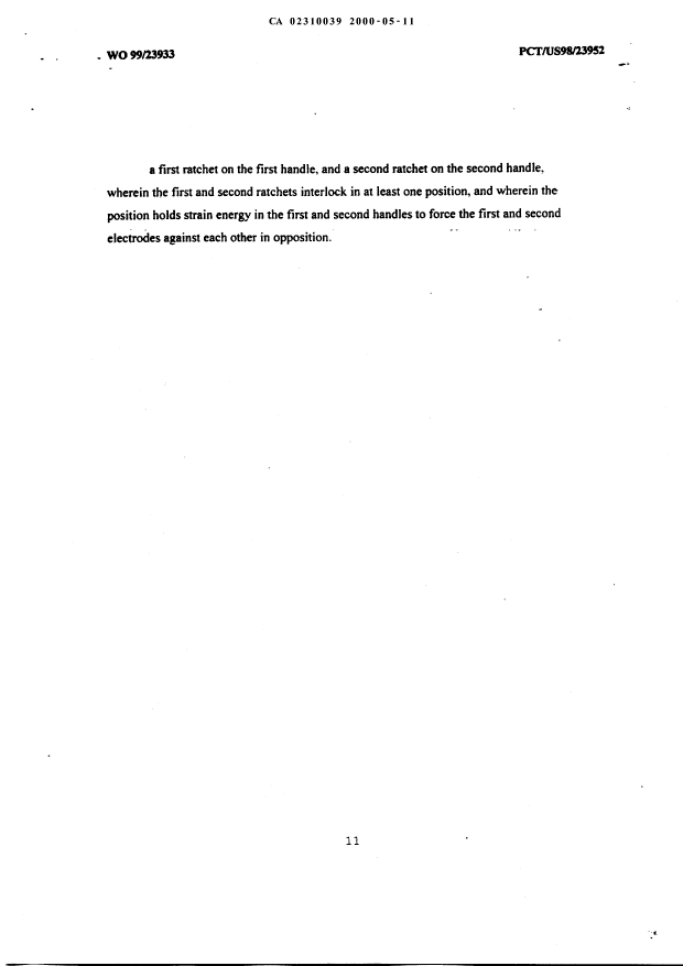 Document de brevet canadien 2310039. Revendications 20000511. Image 3 de 3