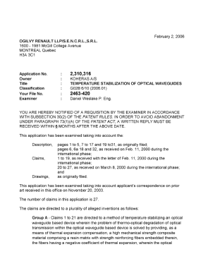 Document de brevet canadien 2310316. Poursuite-Amendment 20060202. Image 1 de 3