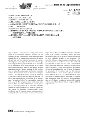 Document de brevet canadien 2311327. Page couverture 20000808. Image 1 de 2