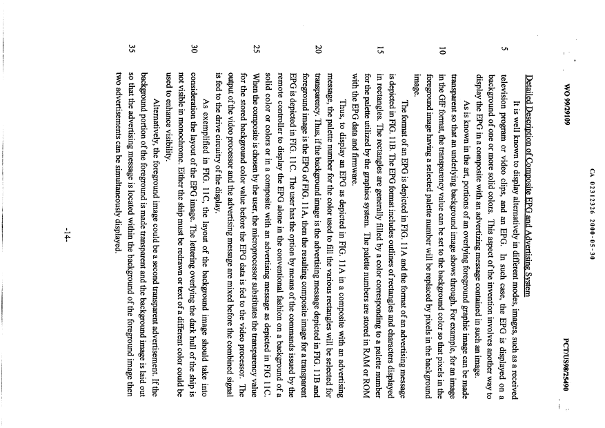 Canadian Patent Document 2312326. Description 20040618. Image 17 of 17