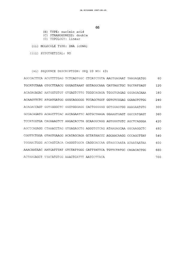 Document de brevet canadien 2318486. Description 20080825. Image 83 de 83