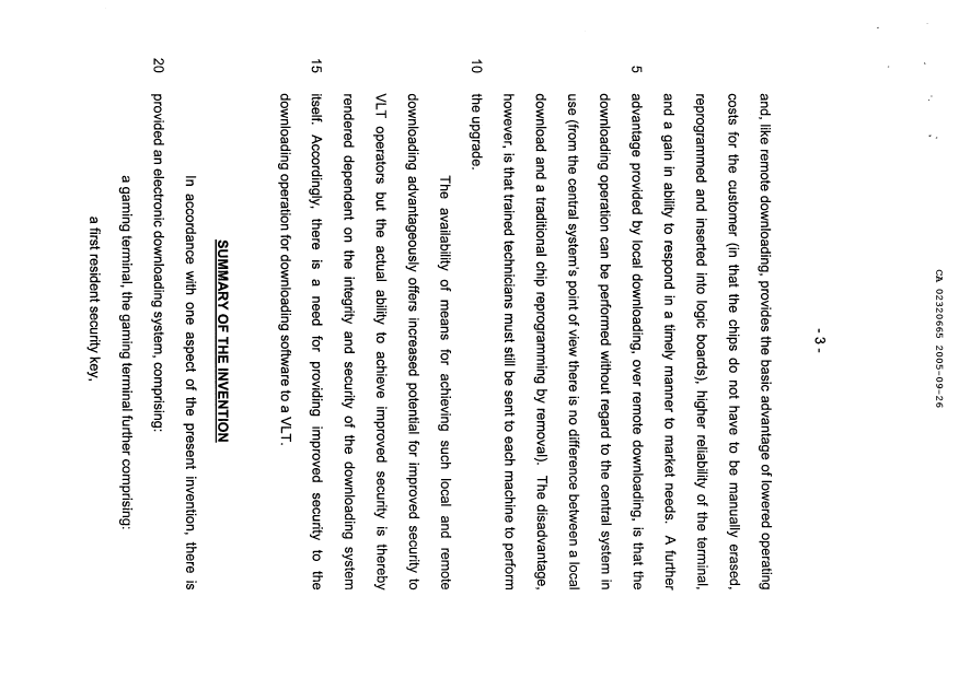 Canadian Patent Document 2320665. Description 20050926. Image 3 of 23