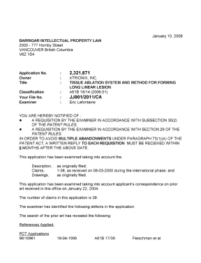 Document de brevet canadien 2321671. Poursuite-Amendment 20080110. Image 1 de 3