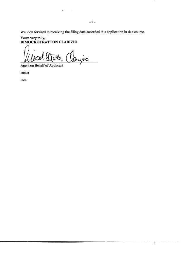Document de brevet canadien 2322409. Cession 20001005. Image 2 de 4