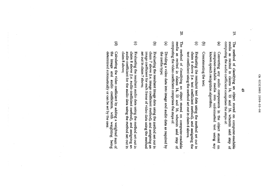 Document de brevet canadien 2323883. Poursuite-Amendment 20081206. Image 16 de 16