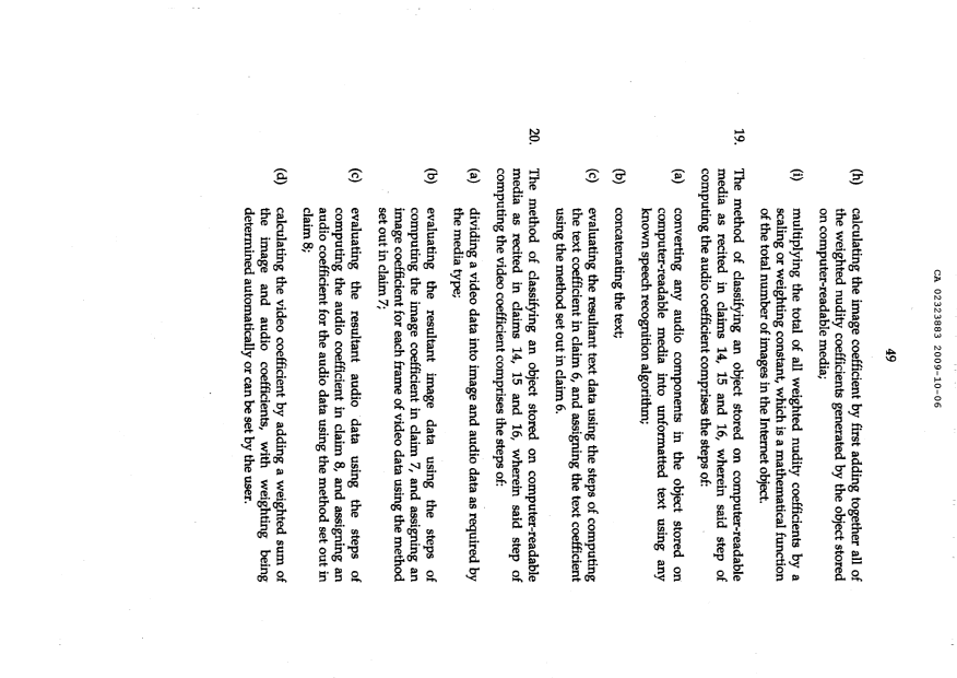 Canadian Patent Document 2323883. Prosecution-Amendment 20091006. Image 14 of 14