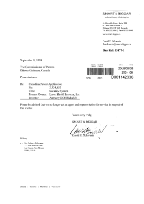 Canadian Patent Document 2324852. Correspondence 20071208. Image 2 of 2