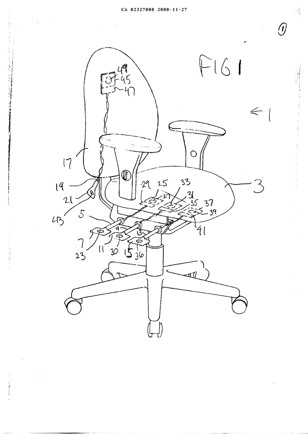 Canadian Patent Document 2327000. Drawings 20001127. Image 1 of 5