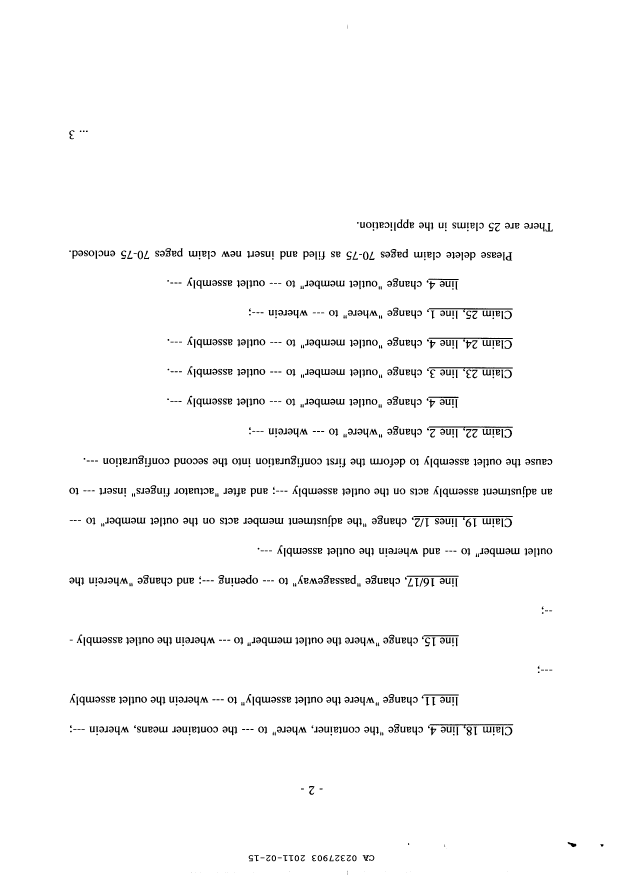 Canadian Patent Document 2327903. Prosecution-Amendment 20110215. Image 2 of 11