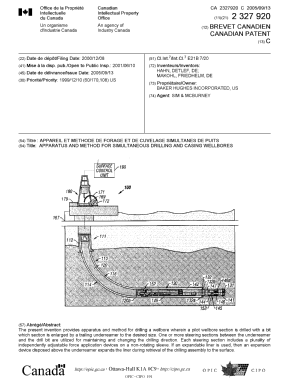 Document de brevet canadien 2327920. Page couverture 20050818. Image 1 de 1