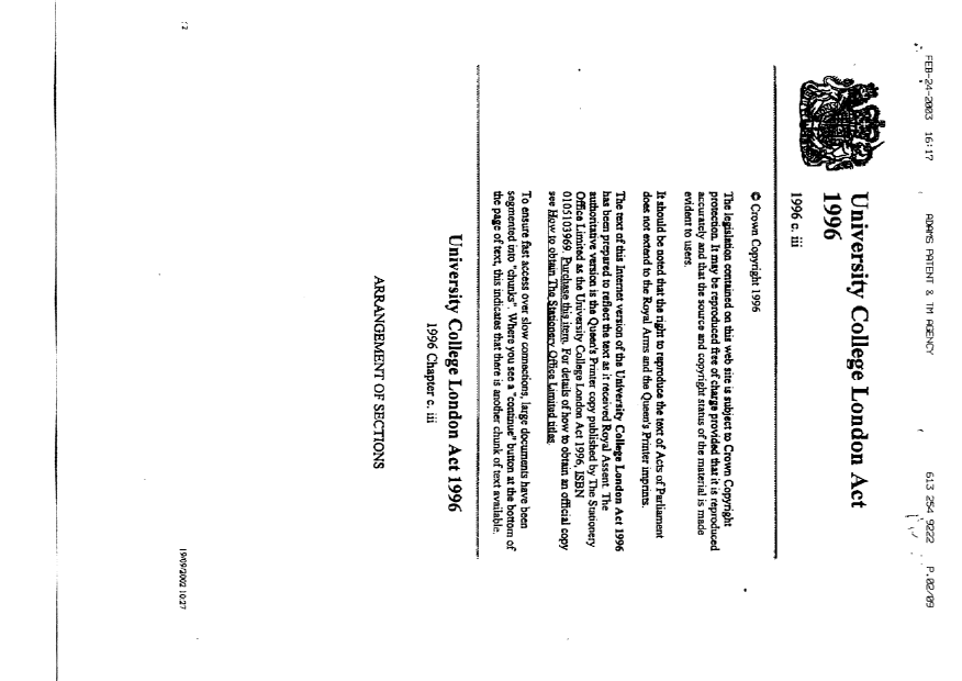 Canadian Patent Document 2328503. Assignment 20030224. Image 2 of 9