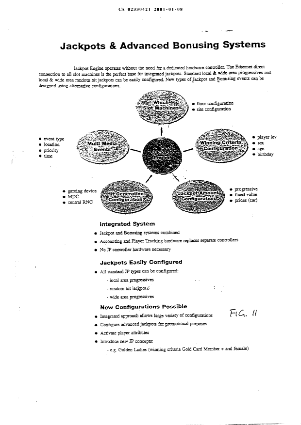 Canadian Patent Document 2330421. Drawings 20010108. Image 11 of 11
