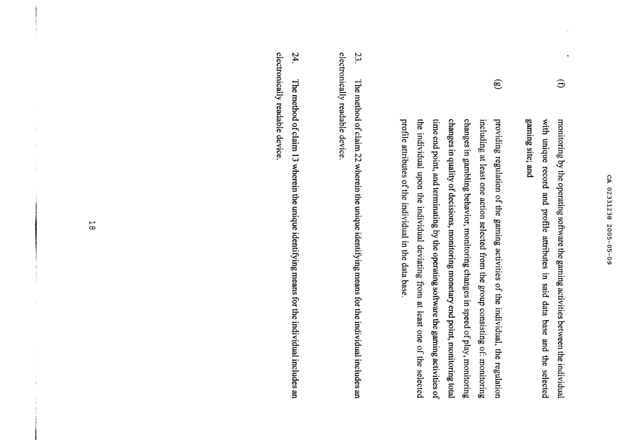 Document de brevet canadien 2331238. Revendications 20050509. Image 7 de 7