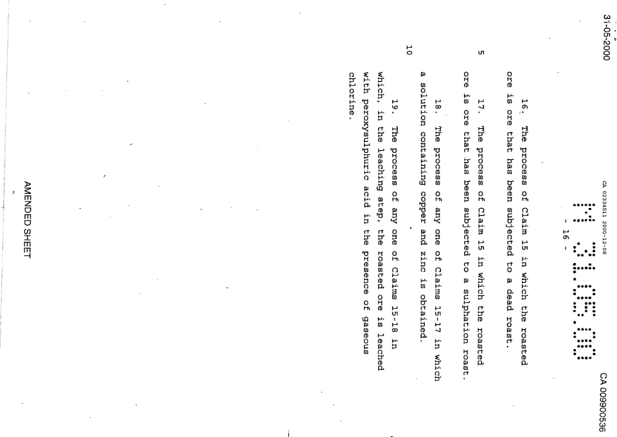 Document de brevet canadien 2334511. Revendications 19991206. Image 3 de 3