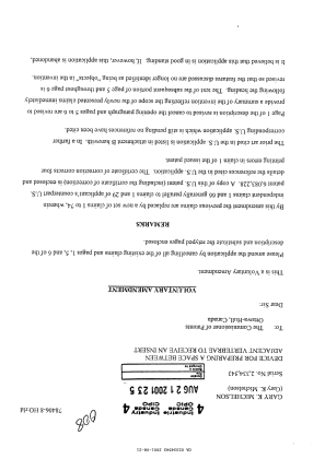 Canadian Patent Document 2334543. Prosecution-Amendment 20001221. Image 1 of 18