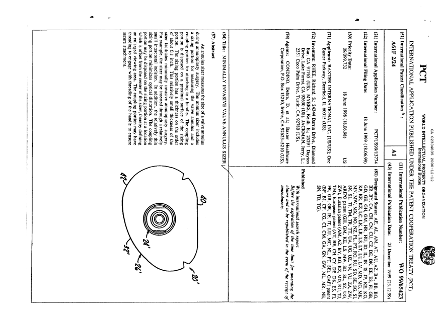 Document de brevet canadien 2334835. Abrégé 20001212. Image 1 de 1