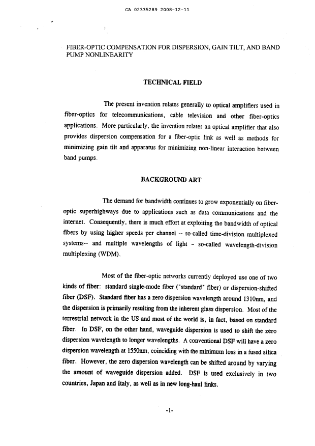 Canadian Patent Document 2335289. Correspondence 20071211. Image 2 of 2