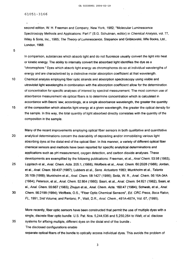 Document de brevet canadien 2335951. Description 20040219. Image 3 de 42
