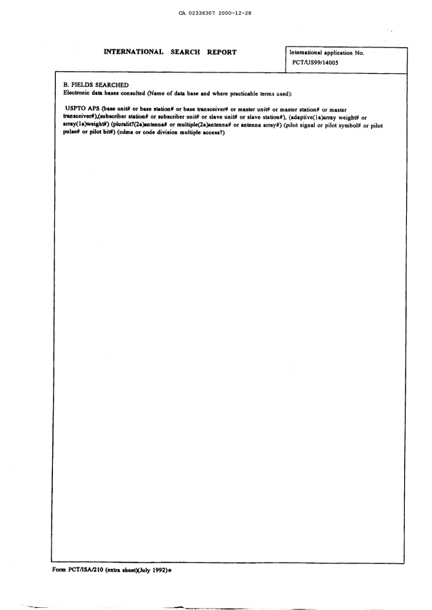 Document de brevet canadien 2336307. PCT 20001228. Image 17 de 17