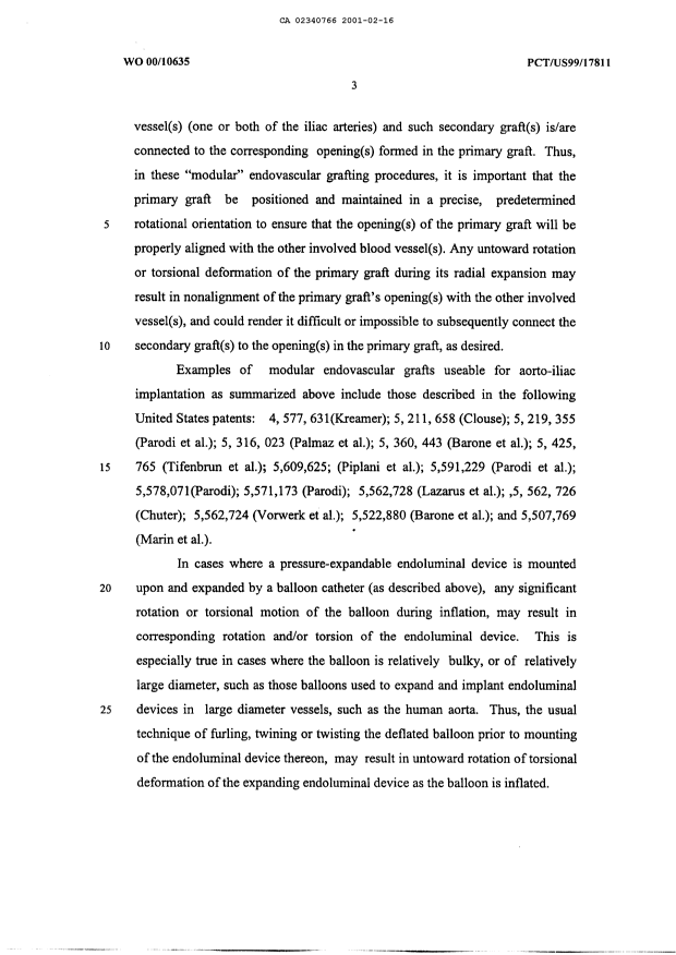 Canadian Patent Document 2340766. Description 20010216. Image 3 of 9