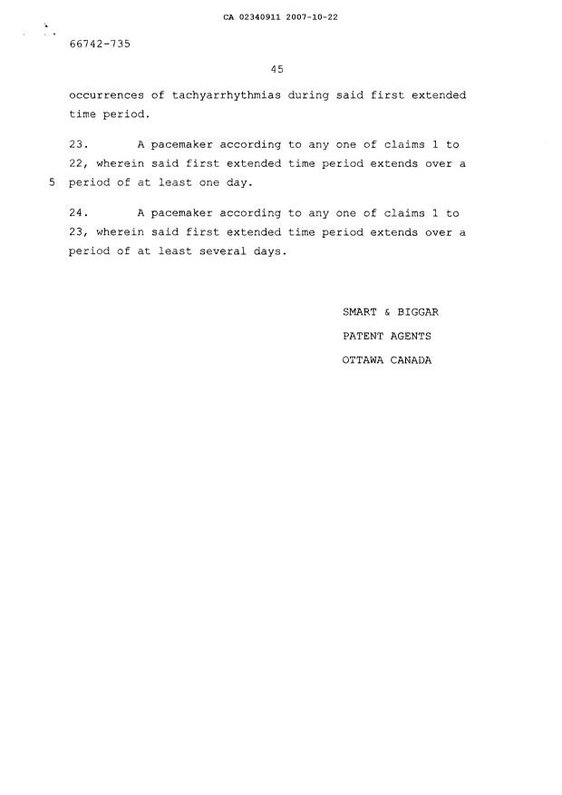 Document de brevet canadien 2340911. Poursuite-Amendment 20071022. Image 12 de 12