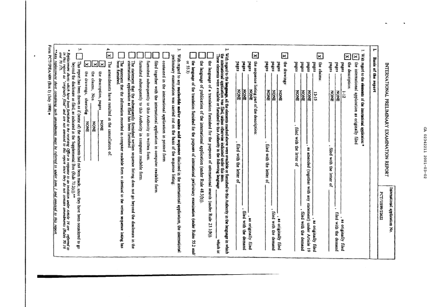 Document de brevet canadien 2342211. PCT 20010302. Image 2 de 4
