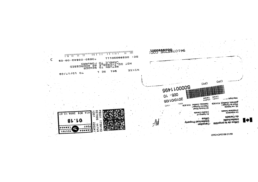 Canadian Patent Document 2346214. Correspondence 20100204. Image 4 of 4