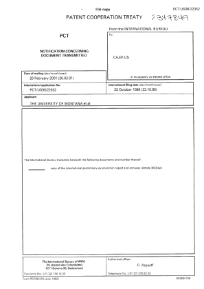 Document de brevet canadien 2347849. PCT 20080513. Image 1 de 1