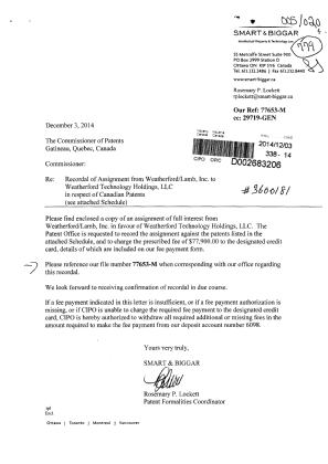 Canadian Patent Document 2347895. Assignment 20141203. Image 1 of 62