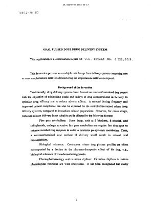 Document de brevet canadien 2348090. Description 20091228. Image 1 de 30