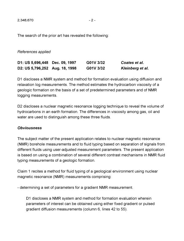 Document de brevet canadien 2348670. Poursuite-Amendment 20070219. Image 2 de 4