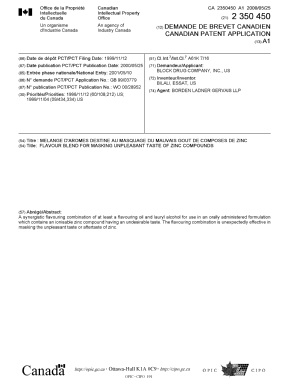 Document de brevet canadien 2350450. Page couverture 20010823. Image 1 de 1
